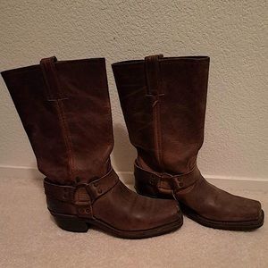 Frye womens harness boots 8.5
